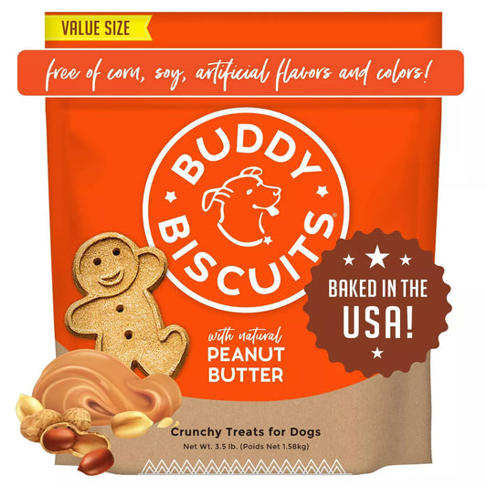 Buddy Biscuits Oven Baked Crunchy Peanut Butter Dog Treats