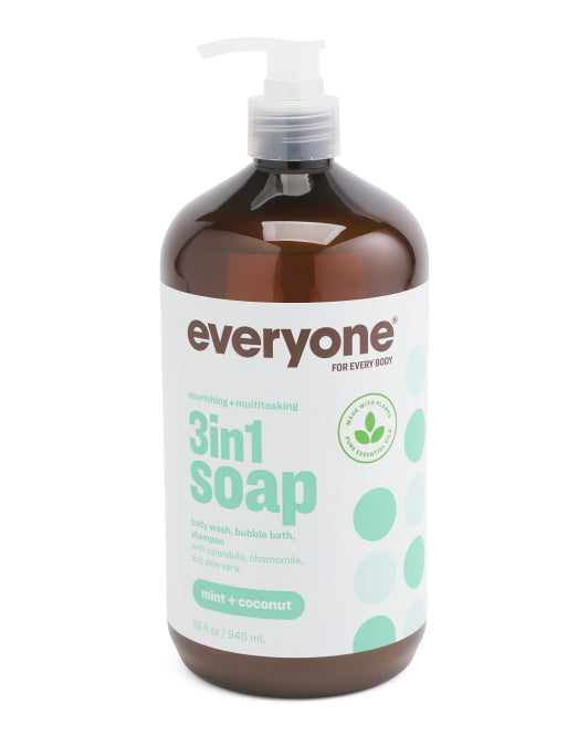 EVERYONE SOAP 32oz 3-in-1 Mint Coconut Soap